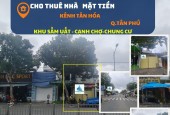 Cho thuê nhà  Mặt Tiền Kênh Tân Hóa 96m2, 15Triệu- GẦN CHỢ-CHUNG CƯ